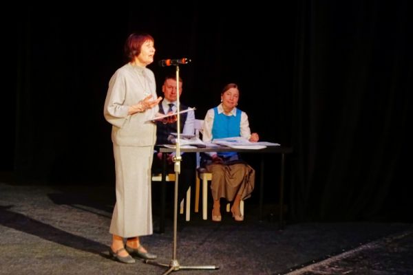 На подведении итогов в театре